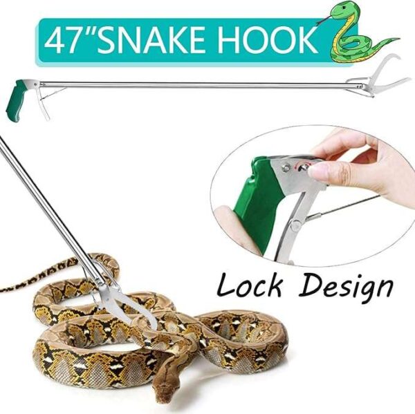 48 & 60" New Design Snake Tongs / Snake Stick, Extra Heavy Duty Snake / Reptile Catcher - Image 6